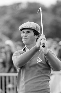 GULLANE, SCOTLAND - JULY 19: Hubert Green of the USA during the third round of the109th Open Championship played at Muirfiled Golf Club on July 19, 1980 in Gullane, England. (Photo by Peter Dazeley/Getty Images)