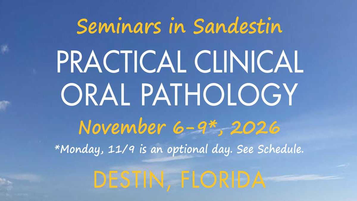 Sandestin - CE Course Nov. 2026